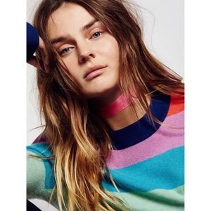 Free People Sweet Nothing Sheer Pink Choker